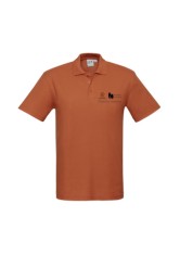 Biz Collection Crew S/S Polo - Orange  | P400MS-Orange 