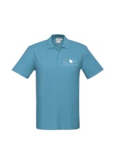 Biz Collection Crew S/S Polo - Teal  | P400MS-Teal 